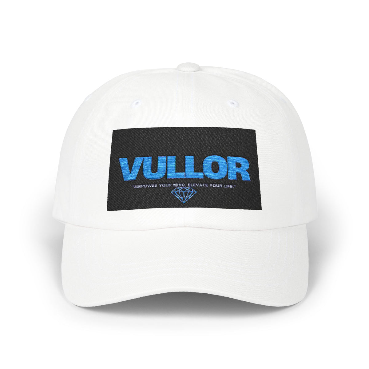 Dad Cap - VULLOR (BLUE TURQUOISE) OG Style Adjustable Hat Luxury Collection