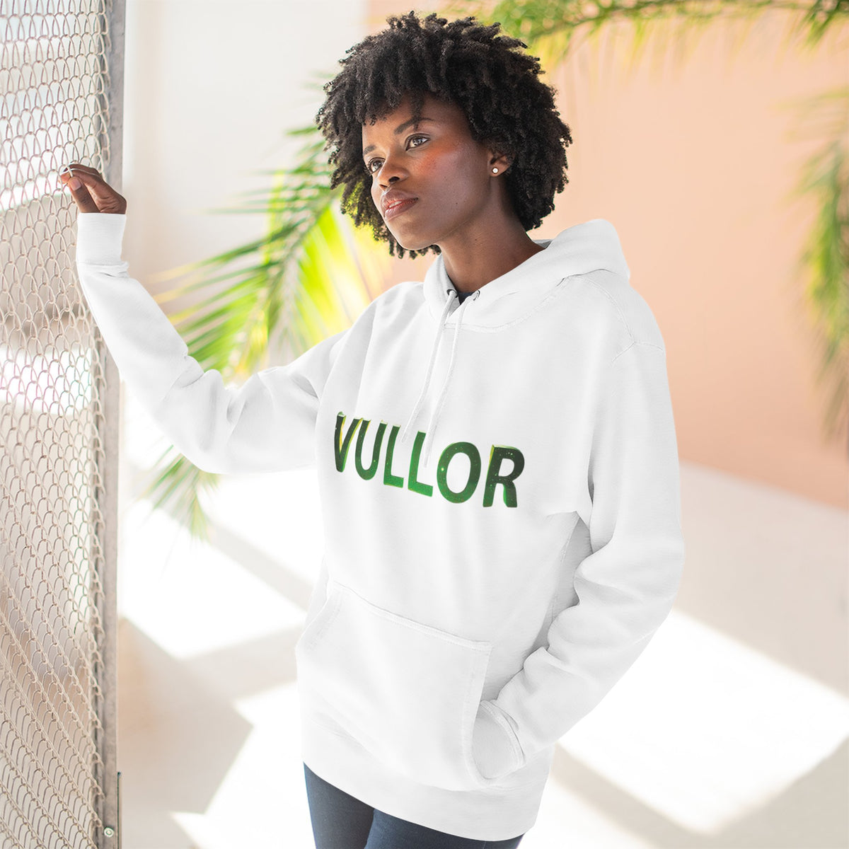 VULLOR, Respect is Earned not given. motivational Fleece Hoodie - VULLOR Statement Apparel