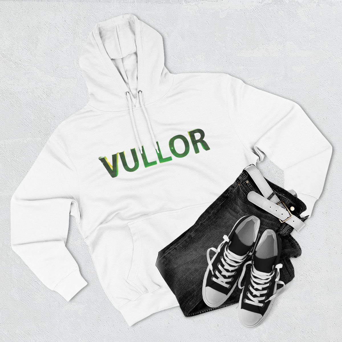 VULLOR, Respect is Earned not given. motivational Fleece Hoodie - VULLOR Statement Apparel