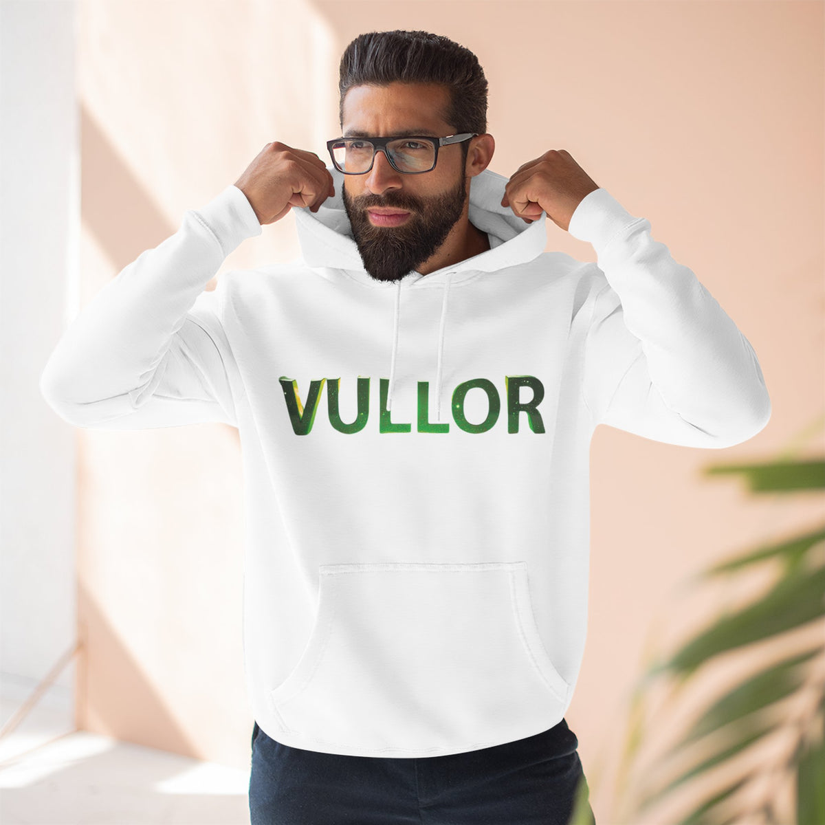 VULLOR, Respect is Earned not given. motivational Fleece Hoodie - VULLOR Statement Apparel