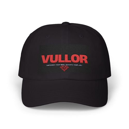 Dad Cap - VULLOR (RED) OG STYLE - Adjustable Hat Luxury Collection