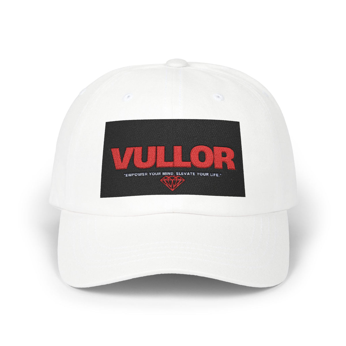 Dad Cap - VULLOR (RED) OG STYLE - Adjustable Hat Luxury Collection